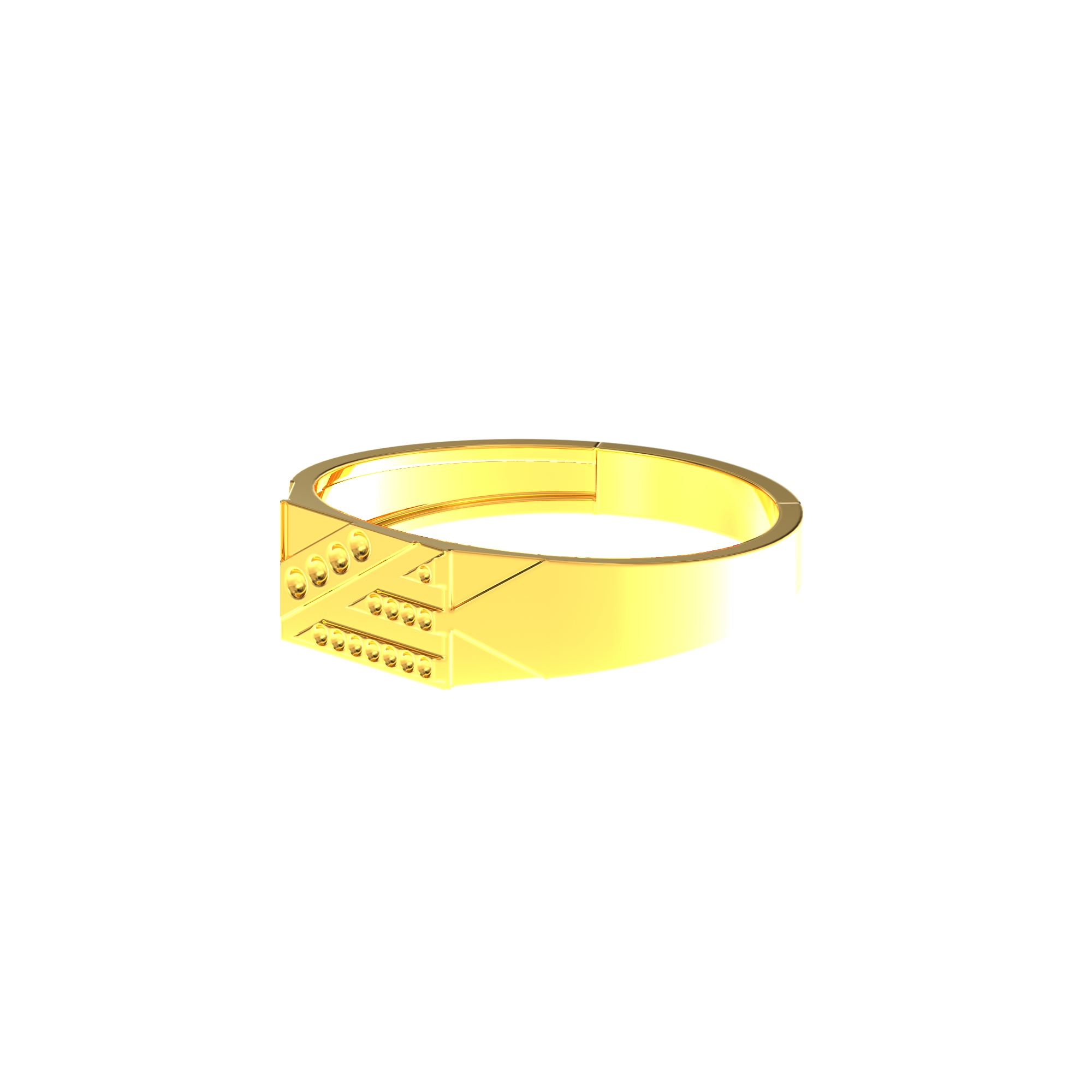 Pattern Design Gents Gold Ring-01-01