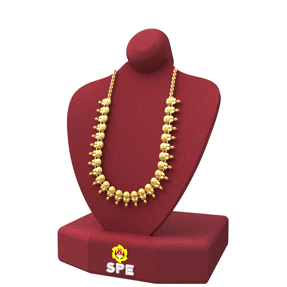 SPE Gold - Small Flower Design Gold Haram - SPE Gold, Chennai