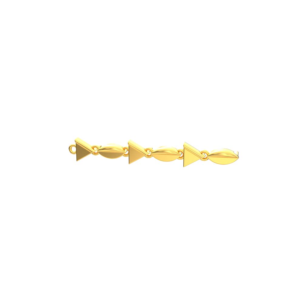 Triangle Design Gold Bracelet For Women