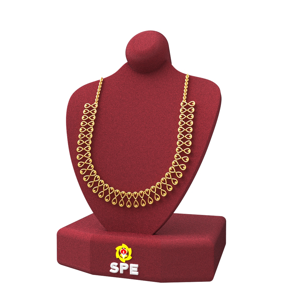 SPE Gold - Infinity Symbol Gold Haram For Women - SPE Gold, Chennai