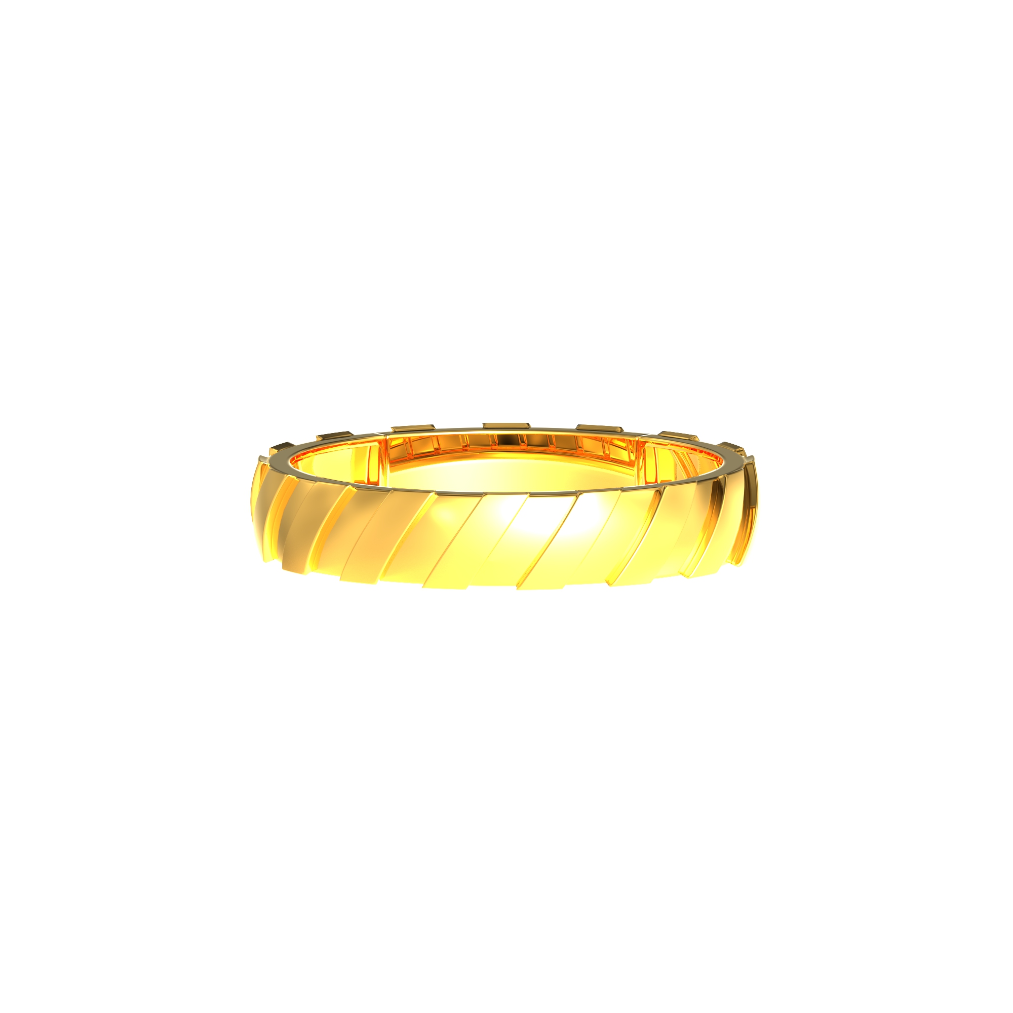 Gents Gold Ring In Strip Model-03-02