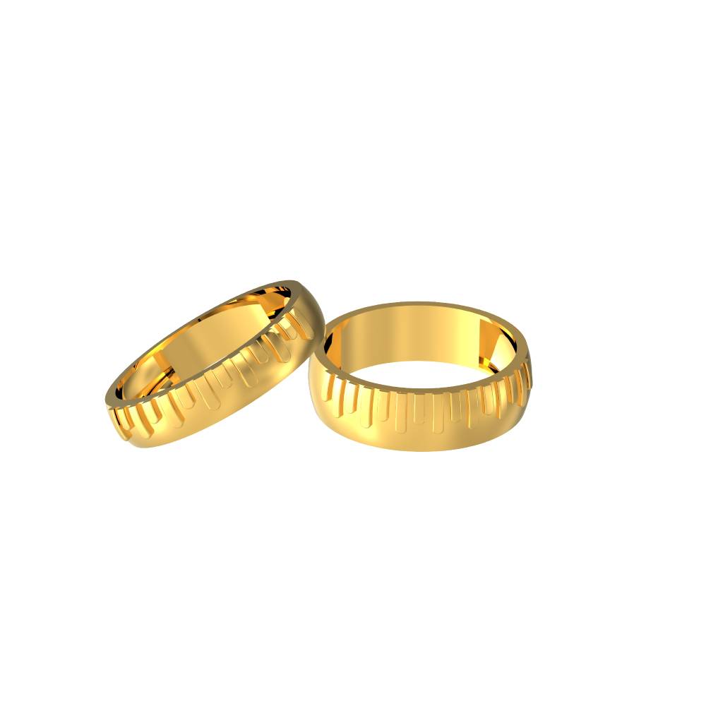 Couple's Ring with Strip Design