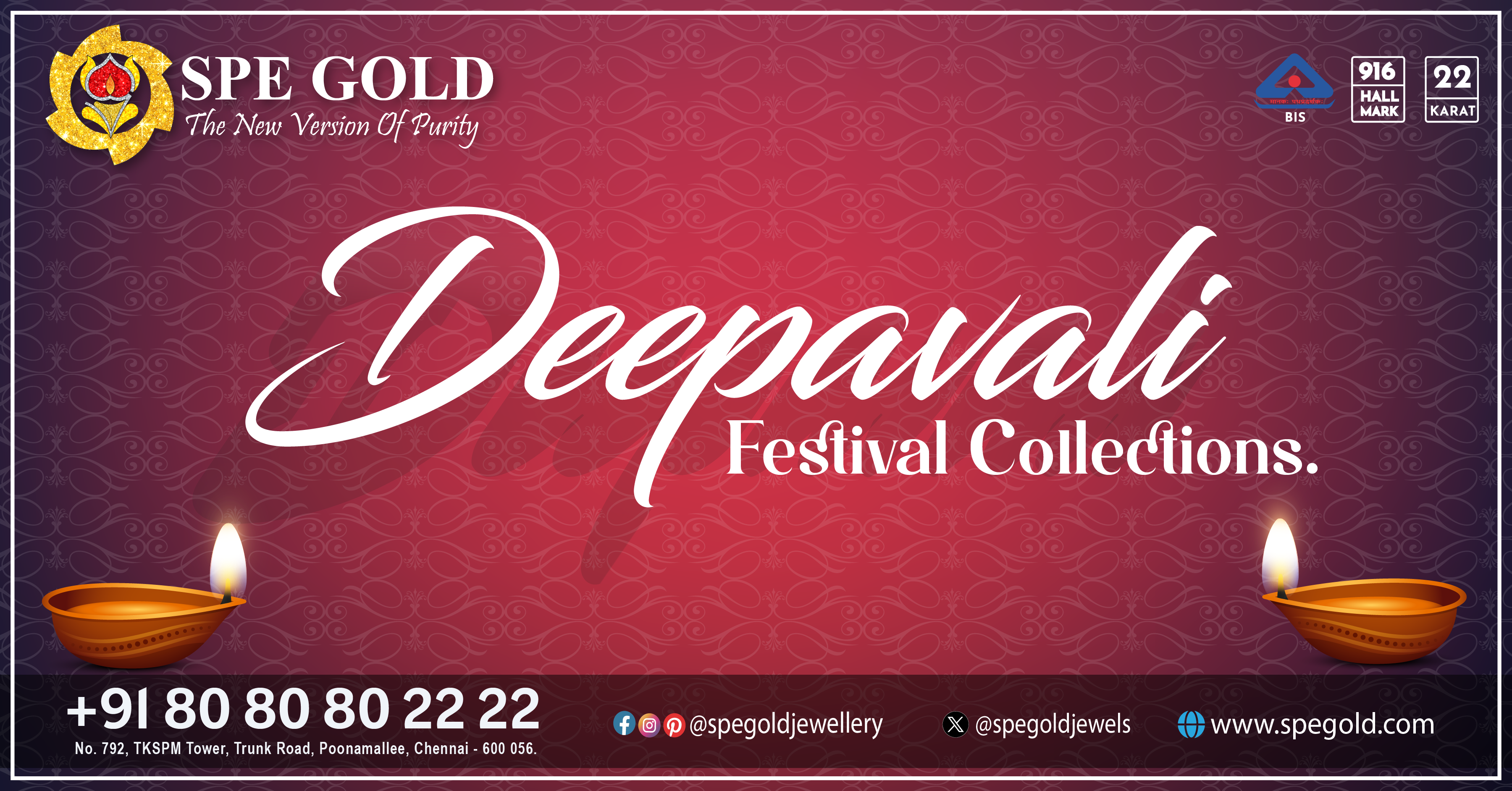 Deepavali with Spectacular SPE GOLD Collections!