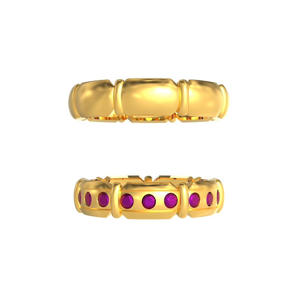 Simple Gold Couple Ring