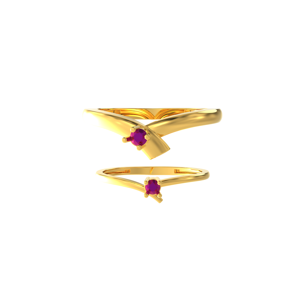 Knot Design Gold Ring