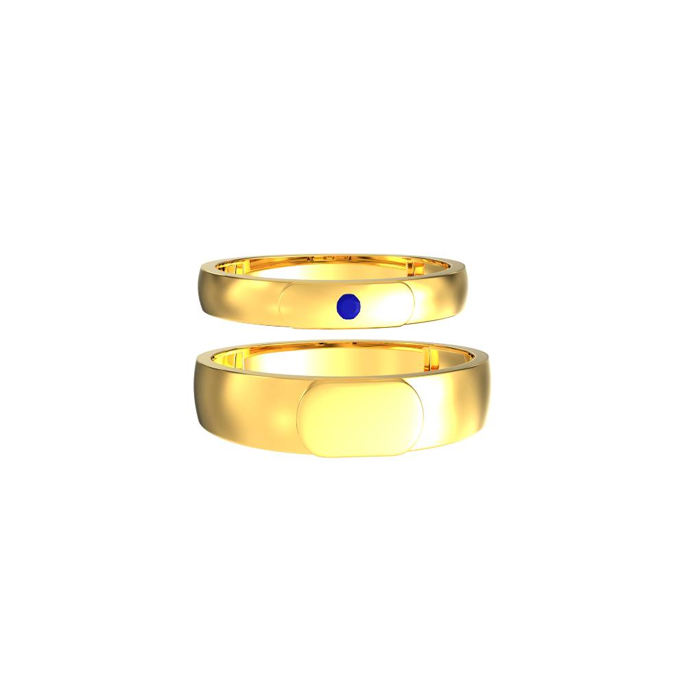 Plain Gold Couple Ring