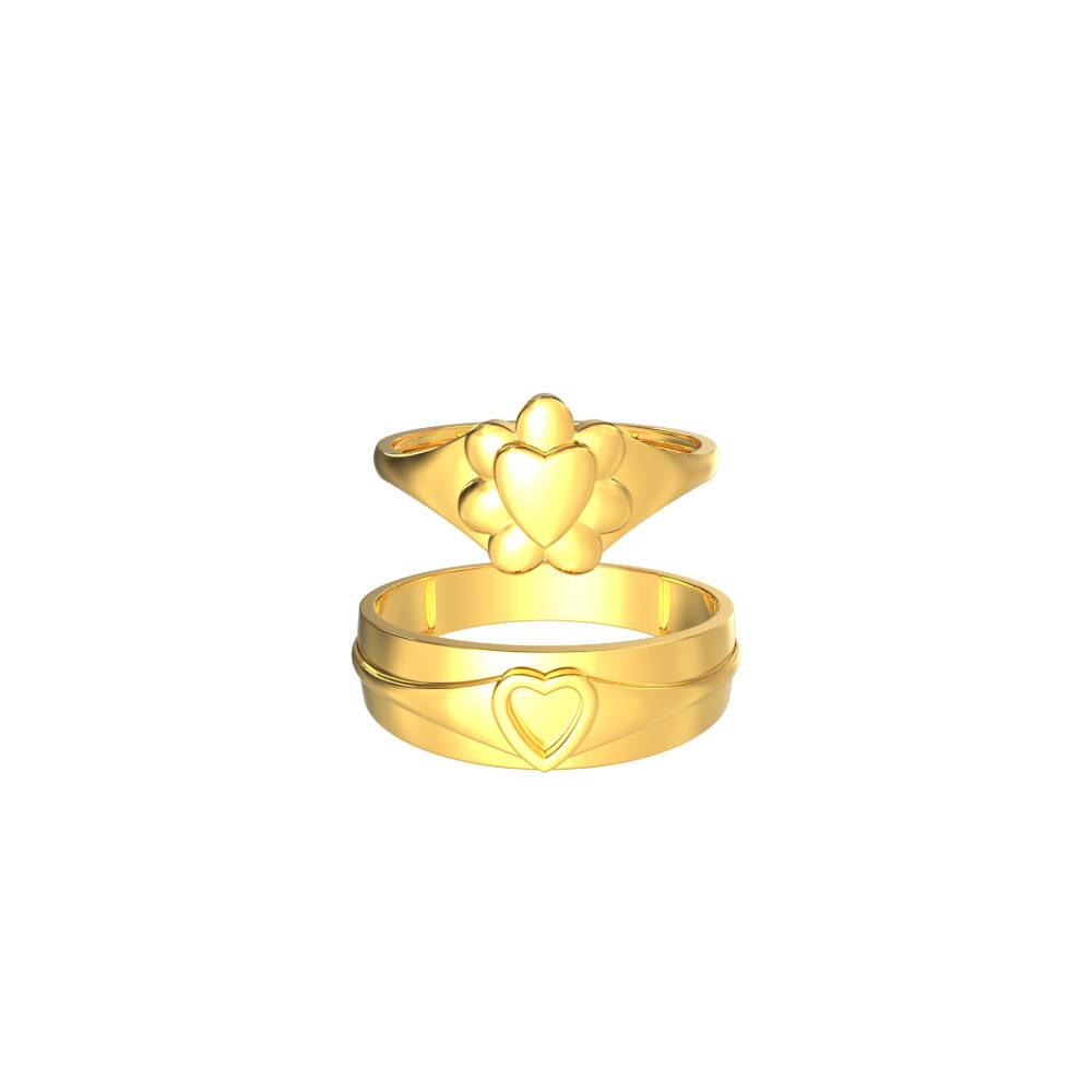 I Like It Here Club Pinky Promise Ring - Gold Plated over Brass | Garmentory