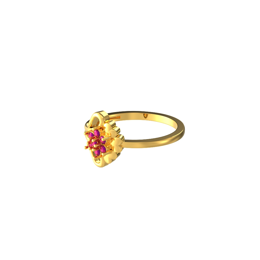SPE Gold -22k Attractive Stone Female Gold Ring - Poonamallee