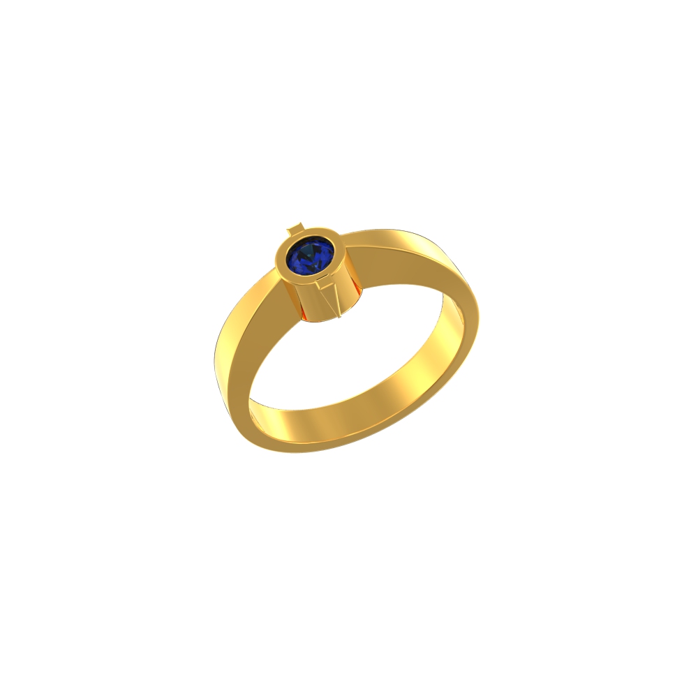 Divya Shakti Blue Sapphire / Nilam / Neelam Gemstone 22k Pure Gold Ring  Natural AAA Quality For Women - Divya Shakti Online