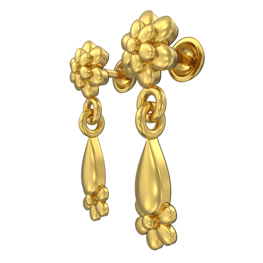 The Chandrakala Drop Earrings | BlueStone.com