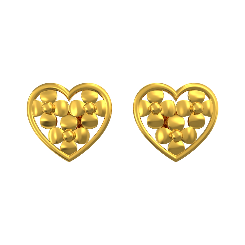 Pierce Your Heart' Diamond & Ruby Heart Drop Earrings – AnaKatarina Design
