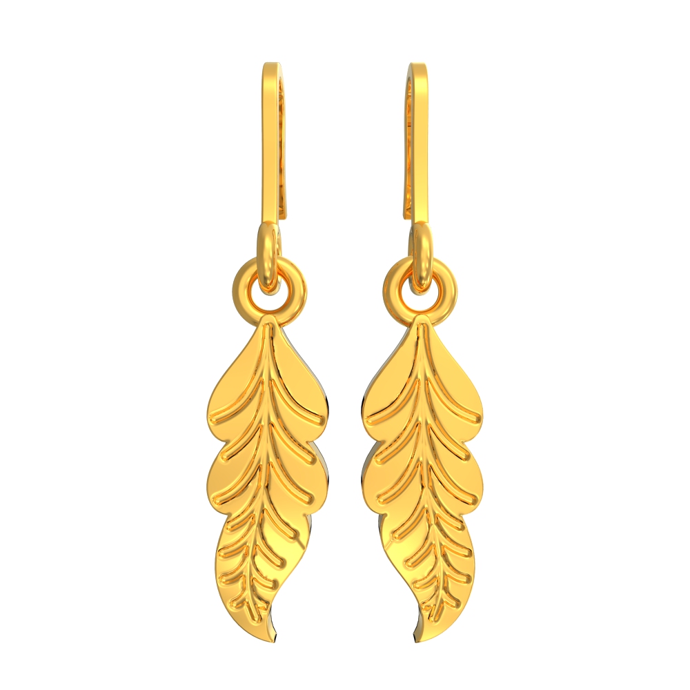 Daily Wear Gold Earrings Designs 2024 | favors.com