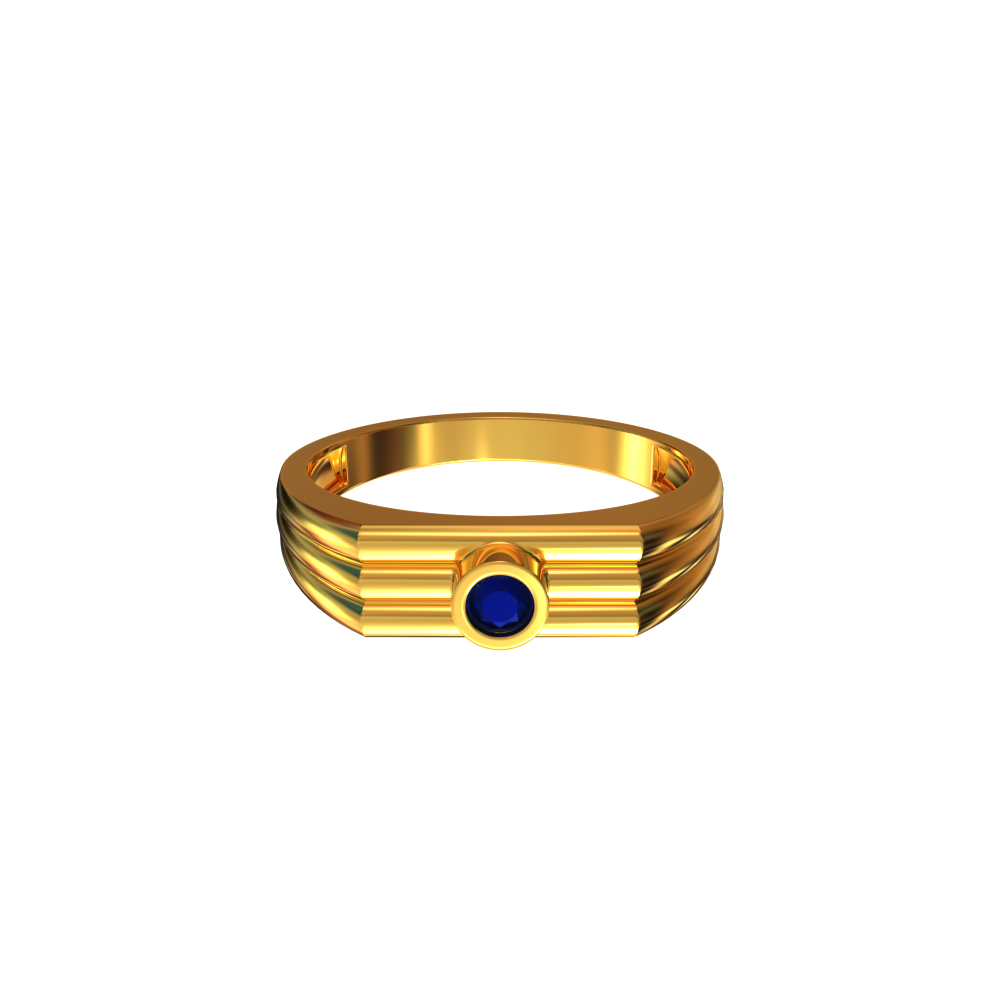 Single Stone Rectangular Design Ring