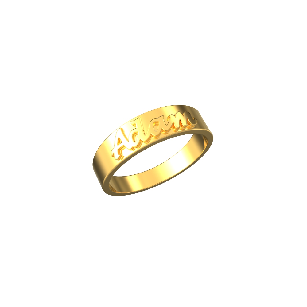 14K Gold Customized Hebrew/English Name Ring, Jewish Jewelry | Judaica  WebStore