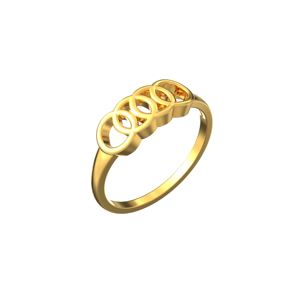 Buy | Golden Round Shape Adjustable Ring | B152-SBALAS-32 | Cilory.com