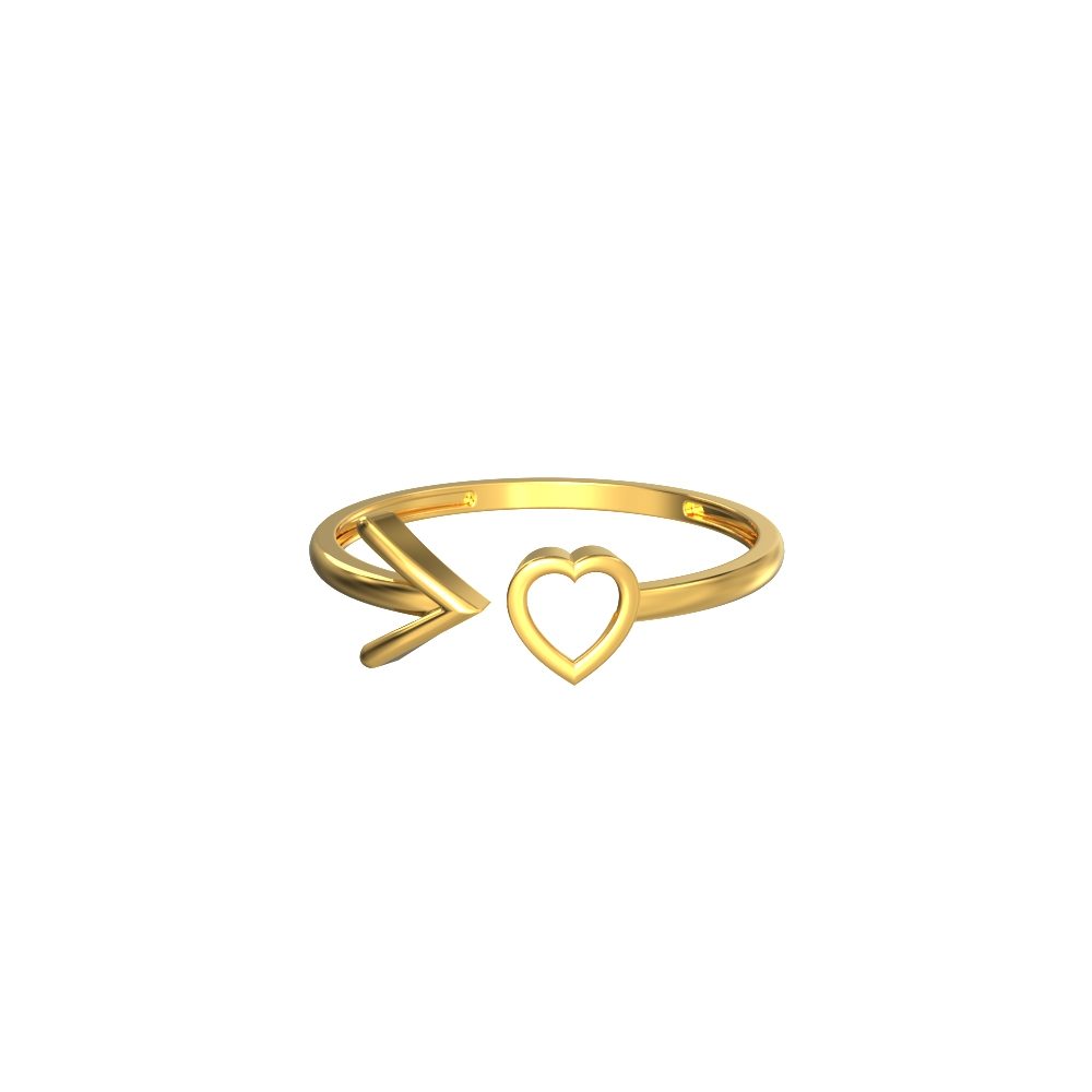 Paperclip Ring - Gold Men's Gold Ring - JAXXON