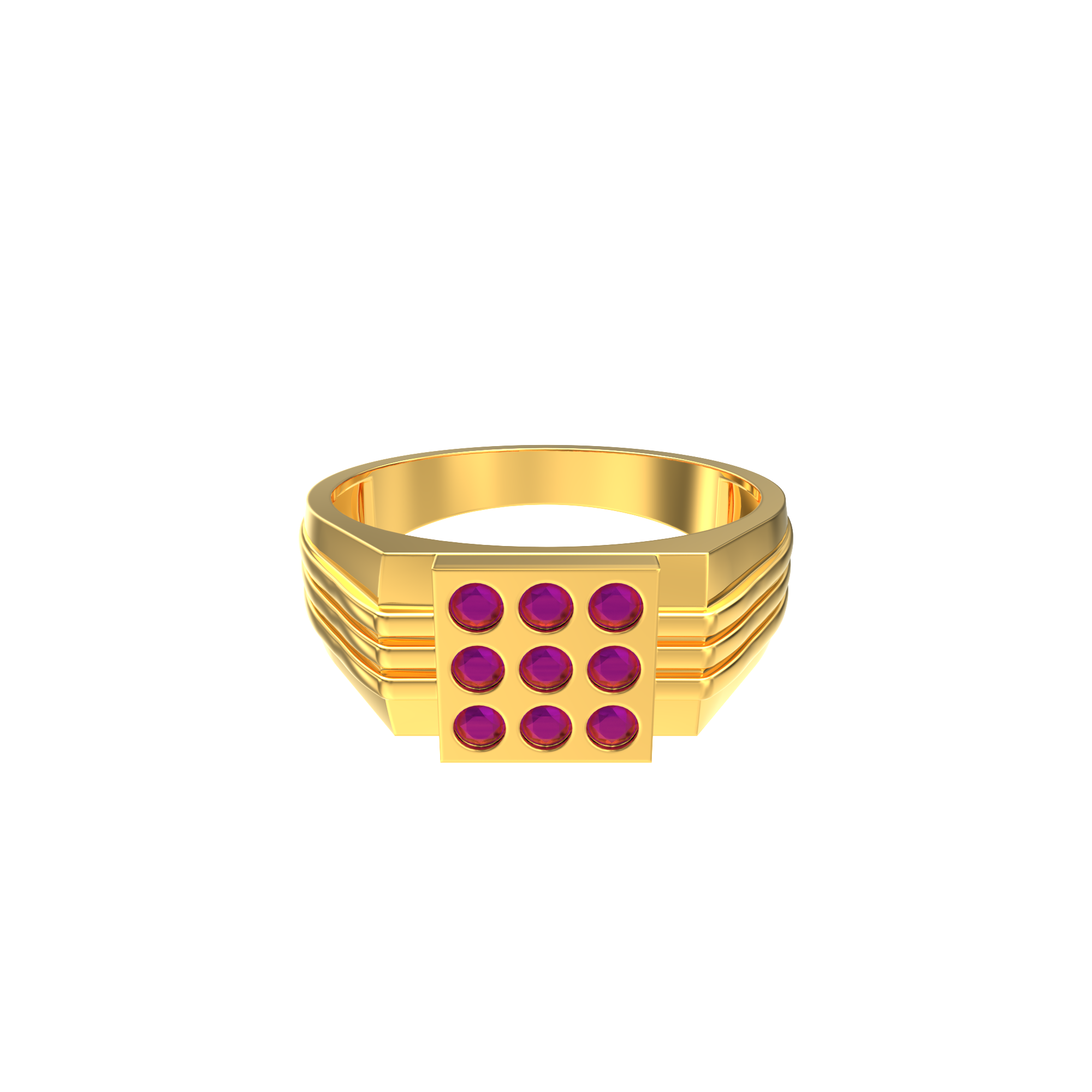 916 22kt Gold Diamond Ring