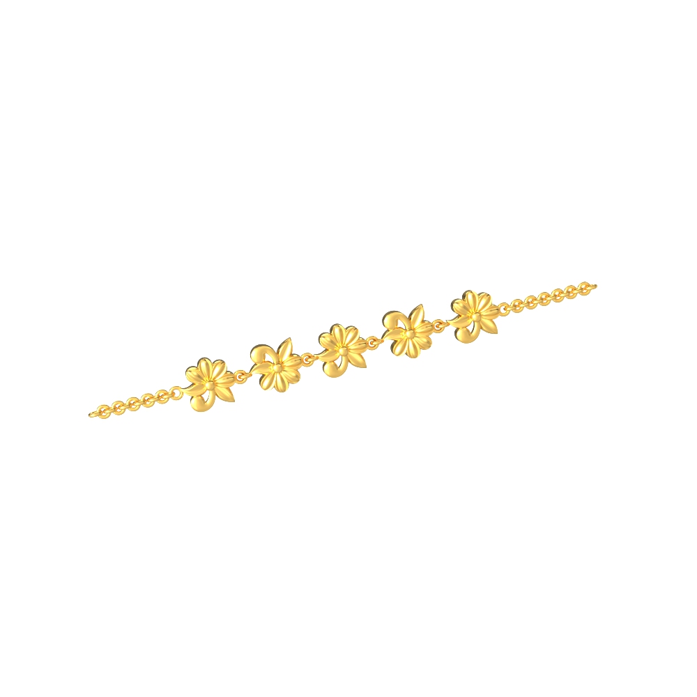 Flower Gold Bracelet