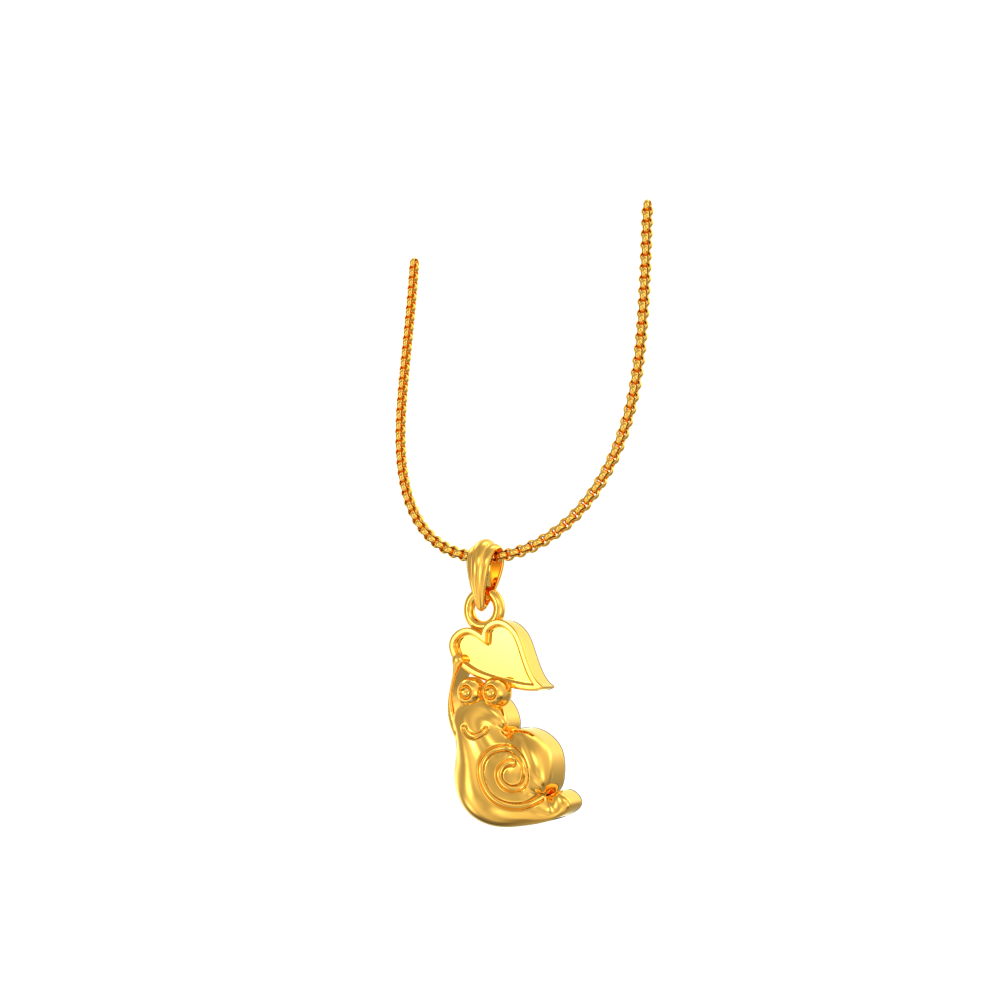 SPE Gold -22k Gold Pendant Designs For Female - Poonamallee