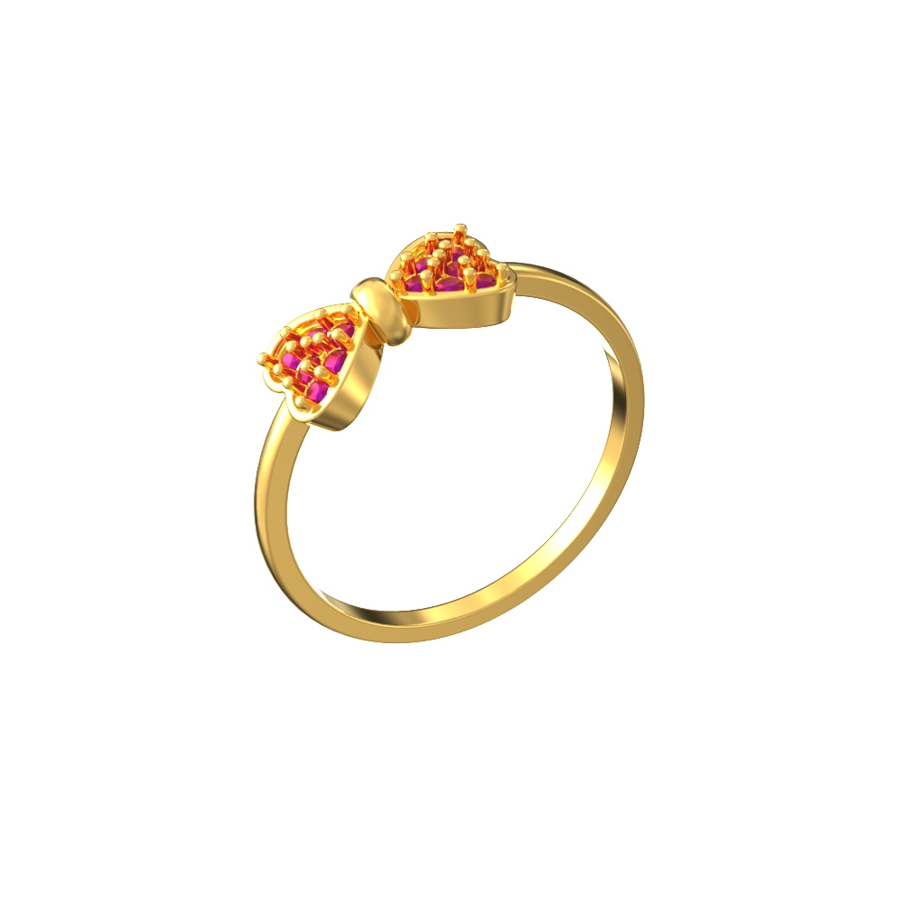 Larrissa Gold Ring Online Jewellery Shopping India | Yellow Gold 14K |  Candere by Kalyan Jewellers