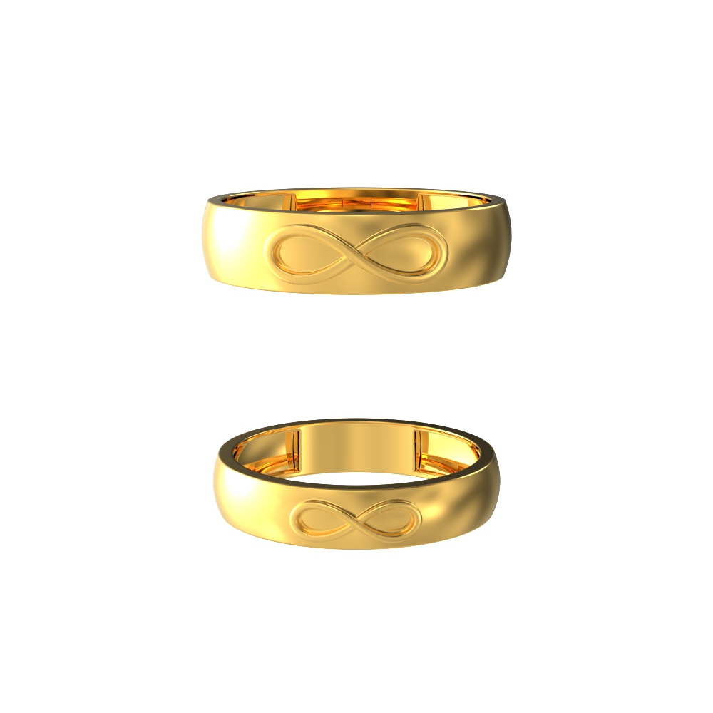 Infinity Symbol Couple Ring