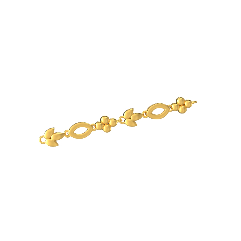 VCA Perlée Sweet Clovers 18K Yellow Gold Bracelet with Diamond, Medium Model  | Design Your Own Real 18K Gold and GIA Diamond Luxury Brand Jewelry Custom  Made