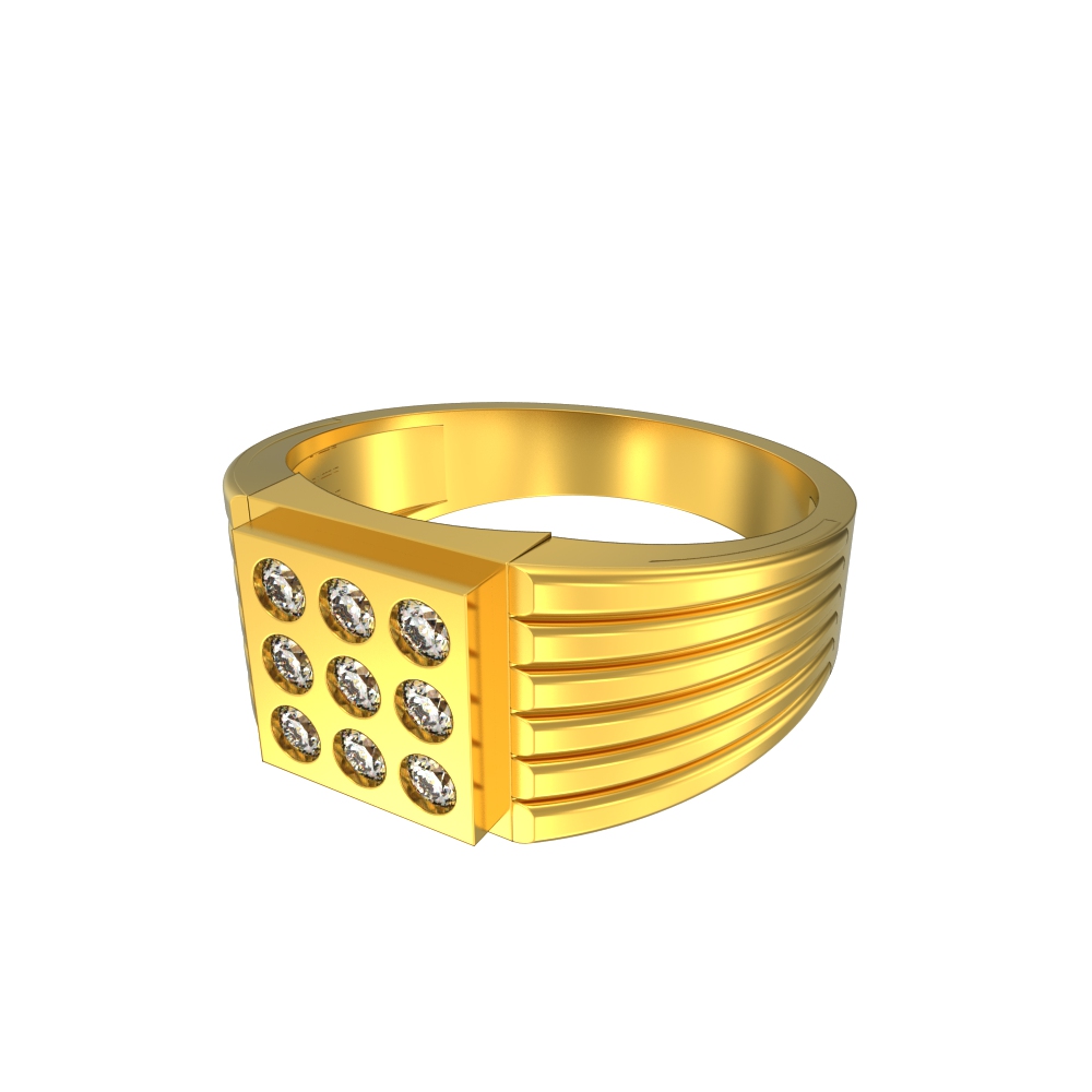 Harmony Rectangle Men's Ring