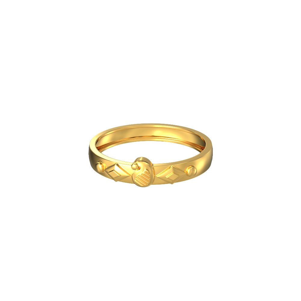 22K Gold Ring For Women - 235-GR6697 in 2.500 Grams