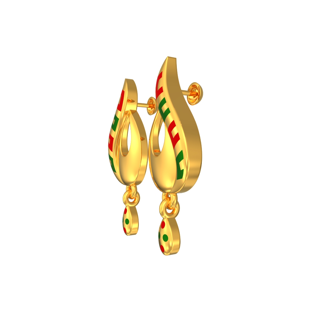 Buy Kiyara Accessories Fashion Jewellery Flower & Pearl Rajasthani Traditional  Earrings with Gold plating for women and girls Online at Low Prices in  India - Paytmmall.com