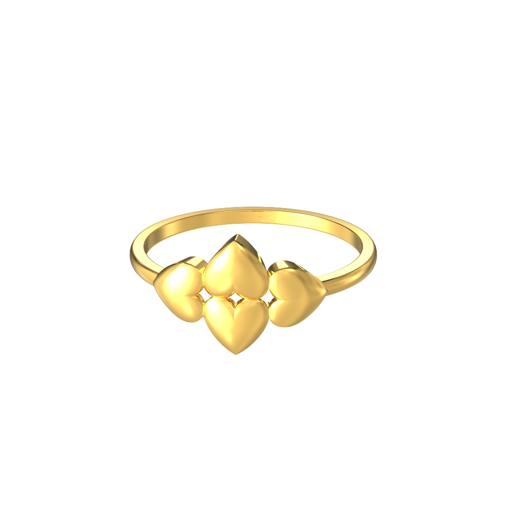 Manufacturer of Ladies 916 gold casting unique ring -lpr64 | Jewelxy -  150552