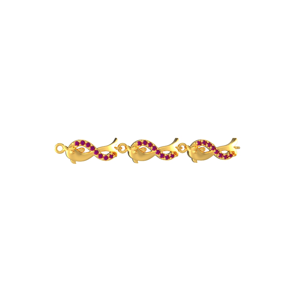 Women Fish Bracelet Gold