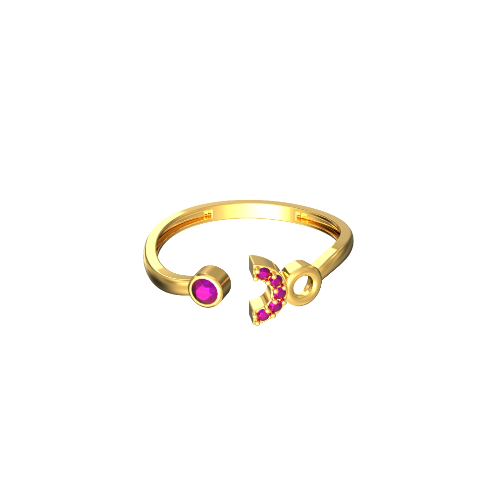 Cuff Design Gold Ring