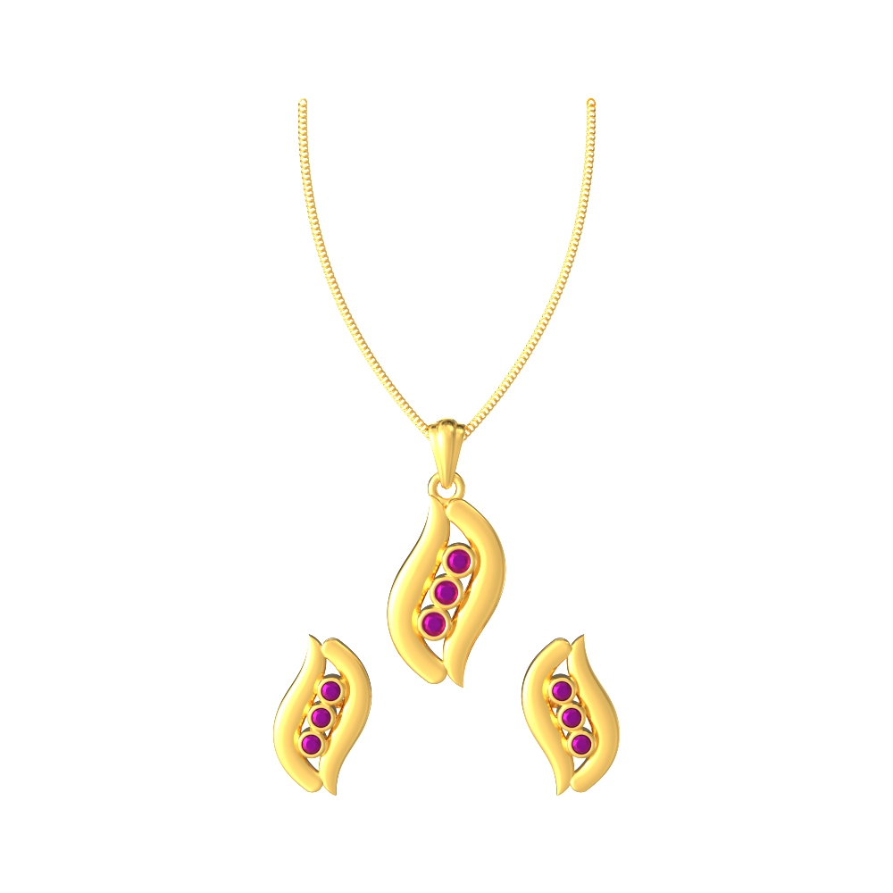 Curved Delight Pendant Set