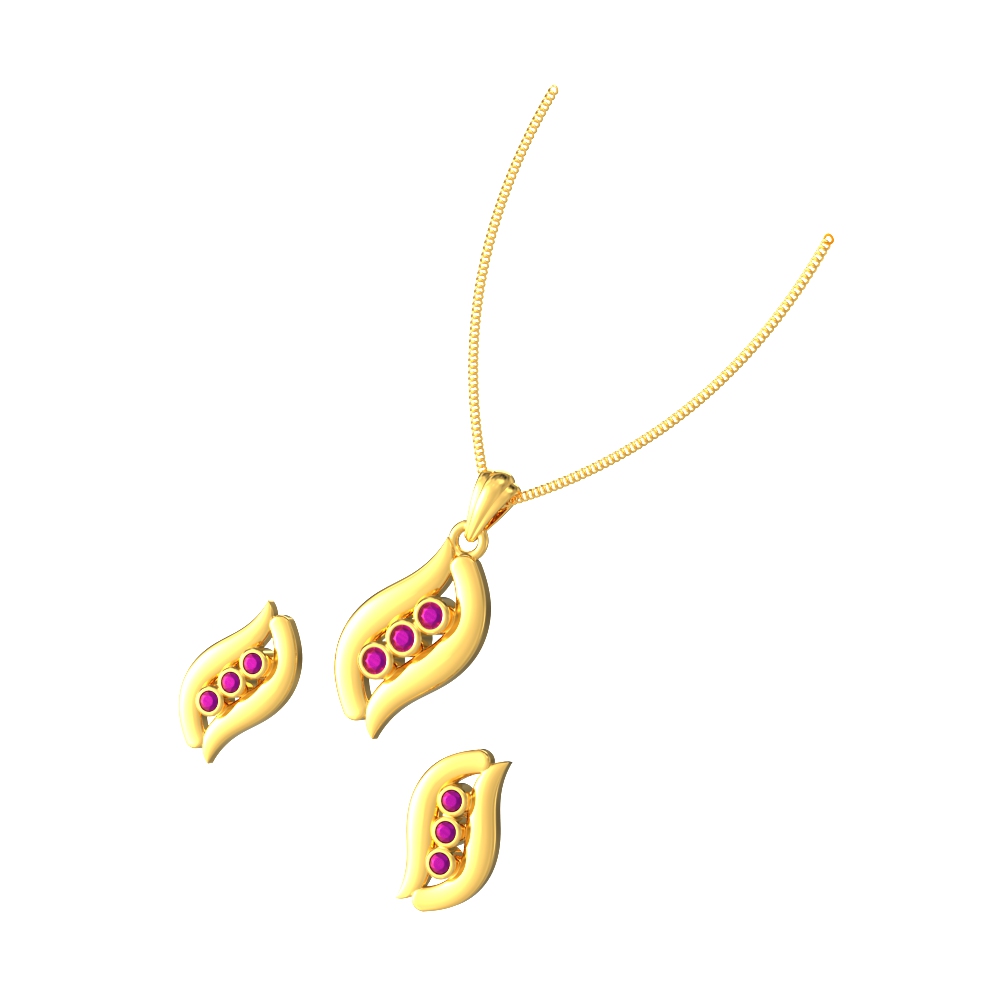 Curved Delighted Pendant Set