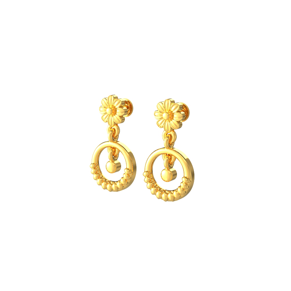 Dangling-pearls-Gold-Earring-Collection