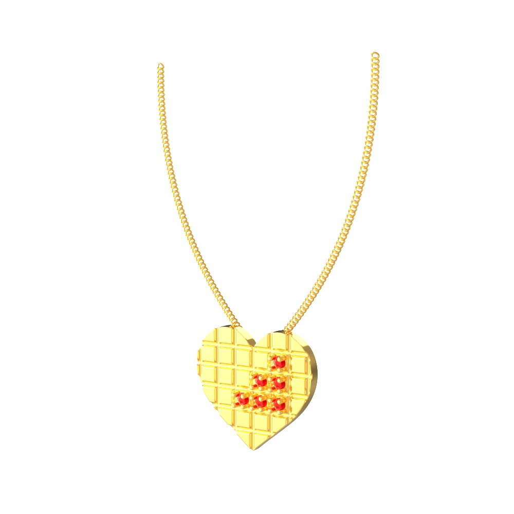 Analogous-heart-Gold-Pendant-Collection