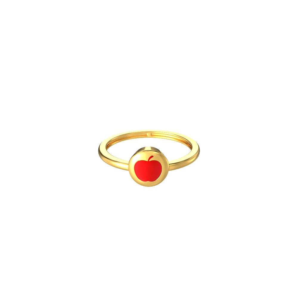 Apple-Design-Kids-Gold-Ring