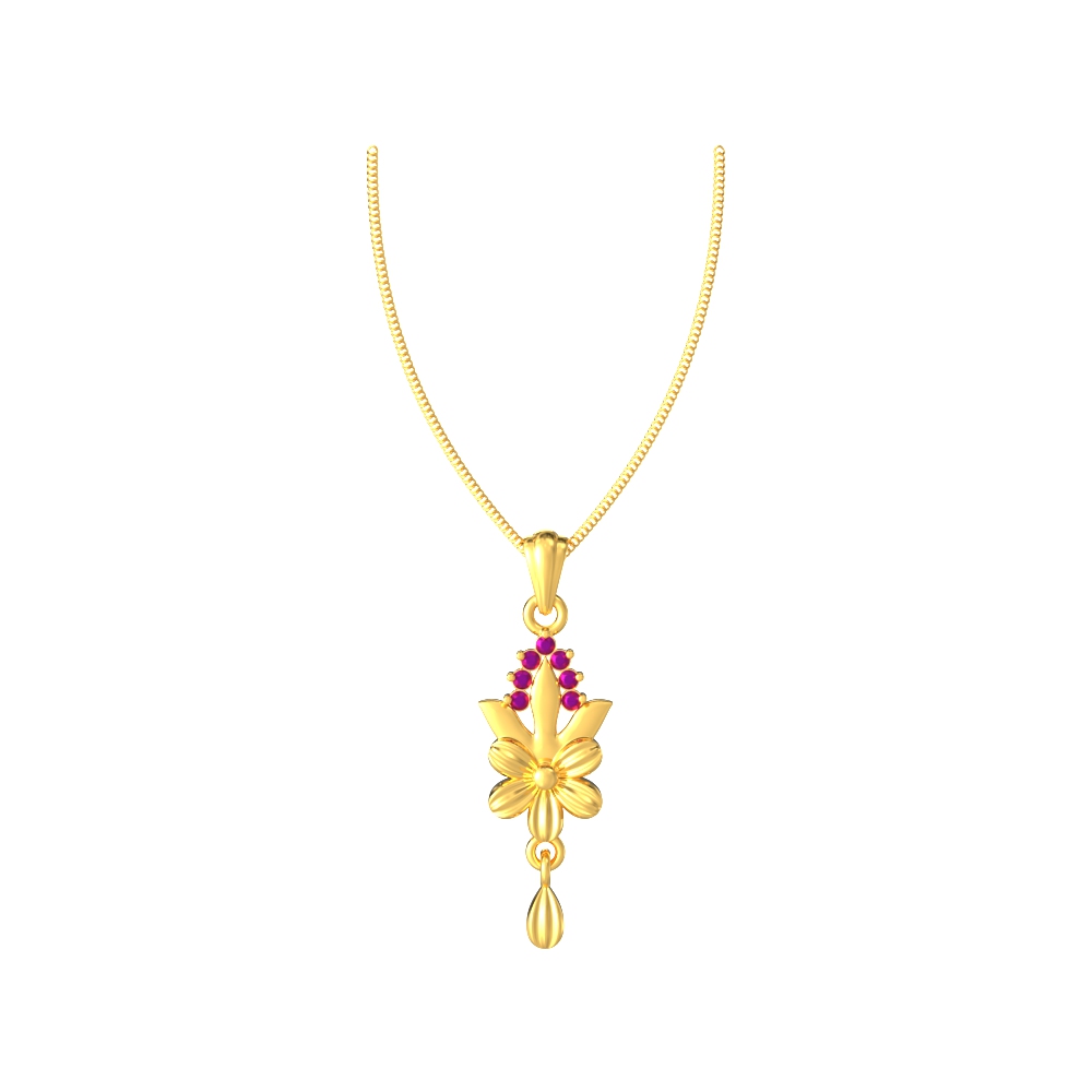 Blooming-Floral-Gold-Pendant