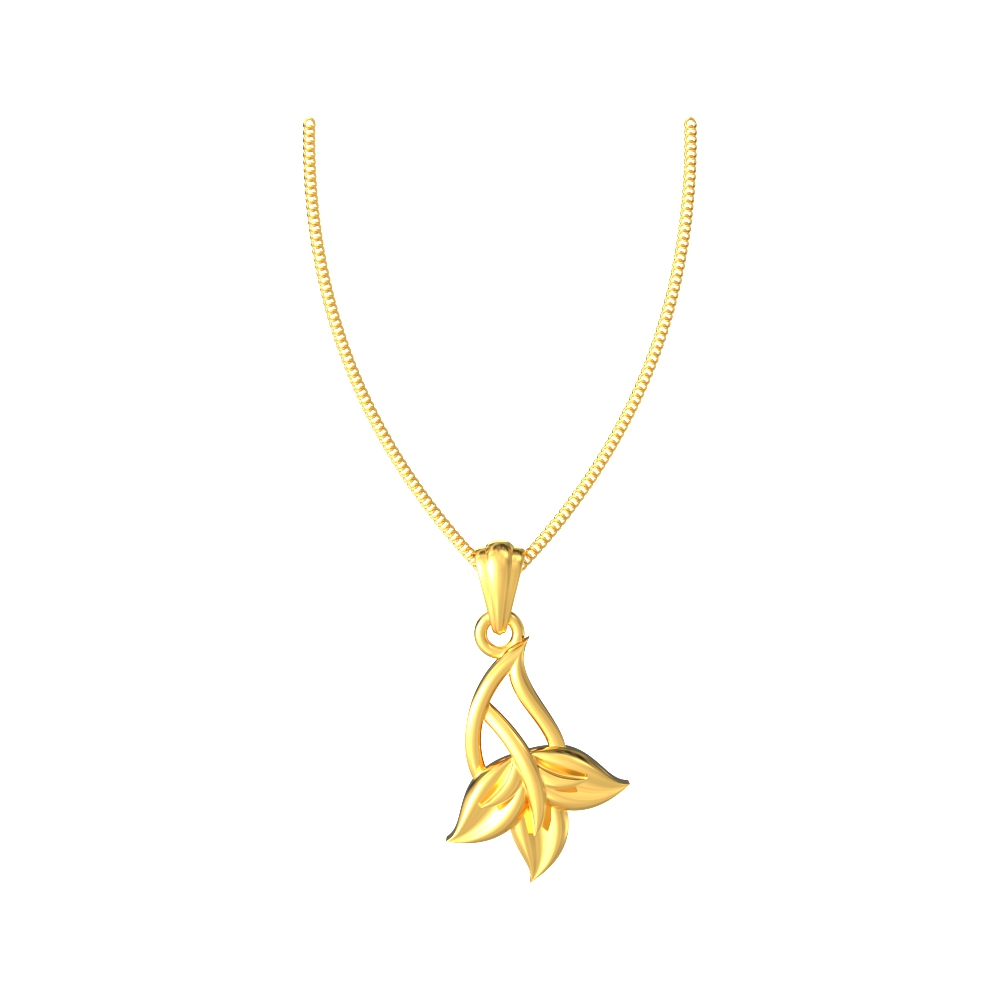 Charming-Leaf-Gold-Pendant