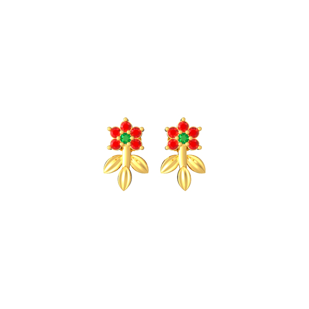Delightful-Floral-Drop-Earrings