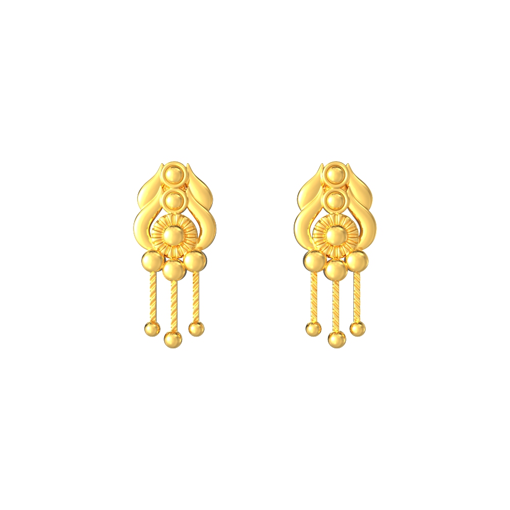 Enhanced-Drop-Gold-Earrings