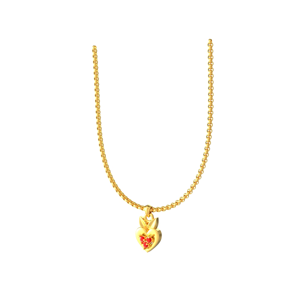 Lovely-heart-Gold-Pendant-Collection