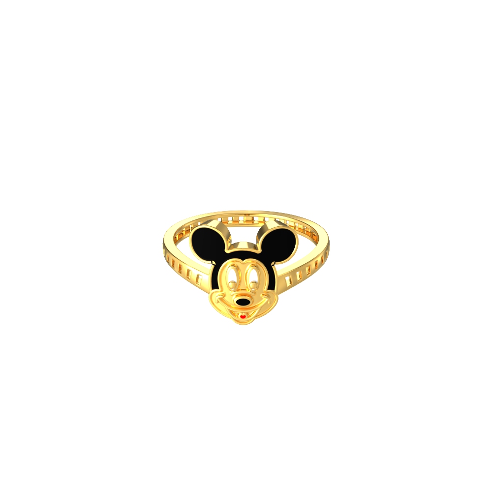 Micky-Mouse-Kids-Gold-Ring