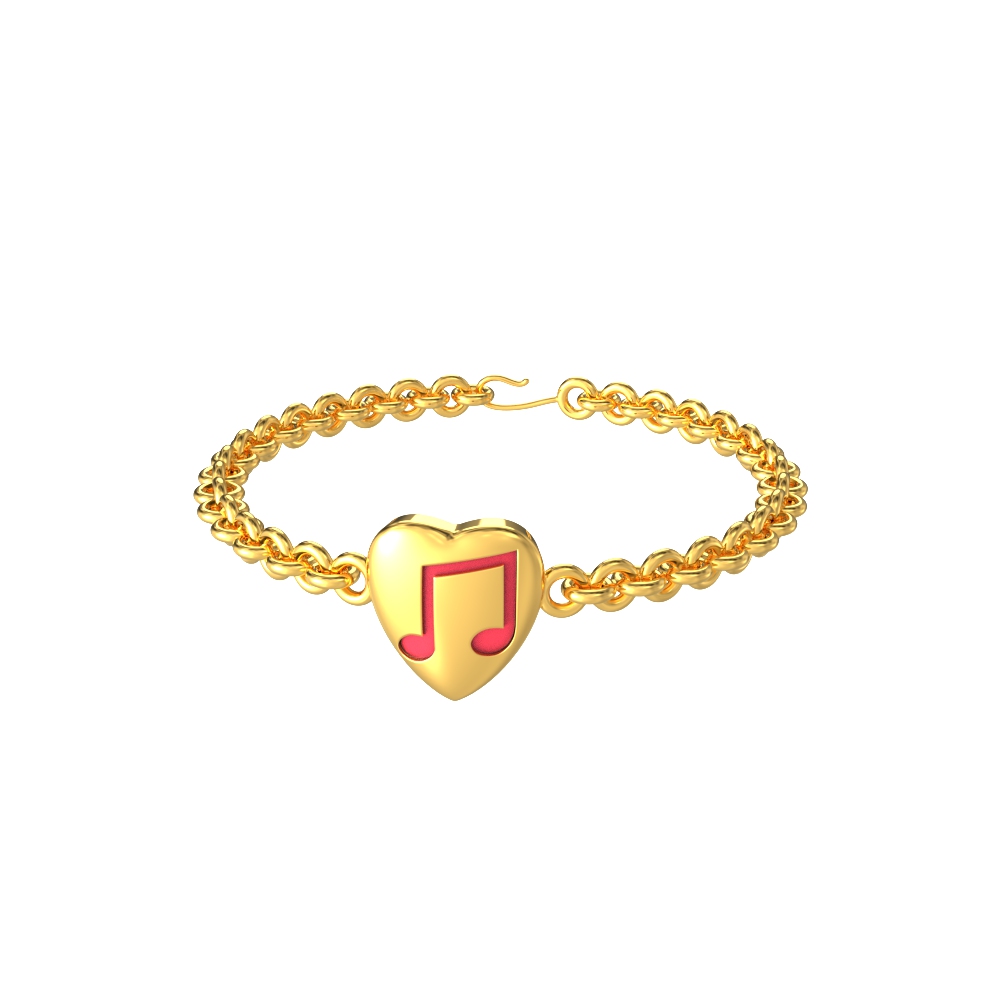 Music-Heart-Design-Kids-Bracelet