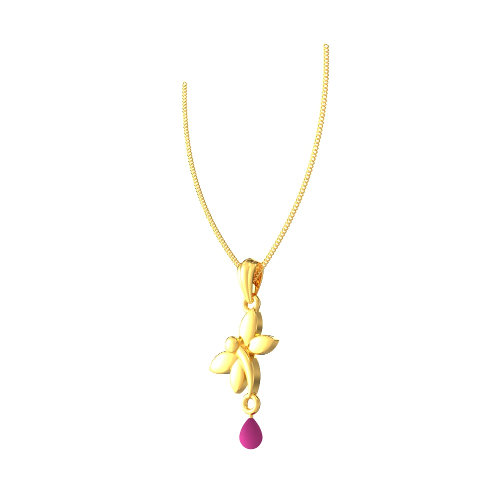 New-Cute-Butterfly-Gold-Pendant