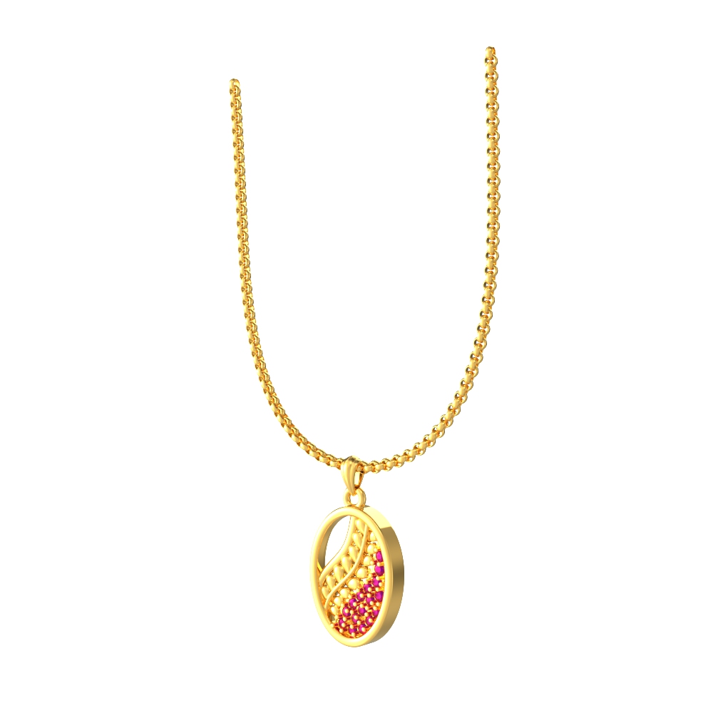 Oval-Collection-Gold-Pendant