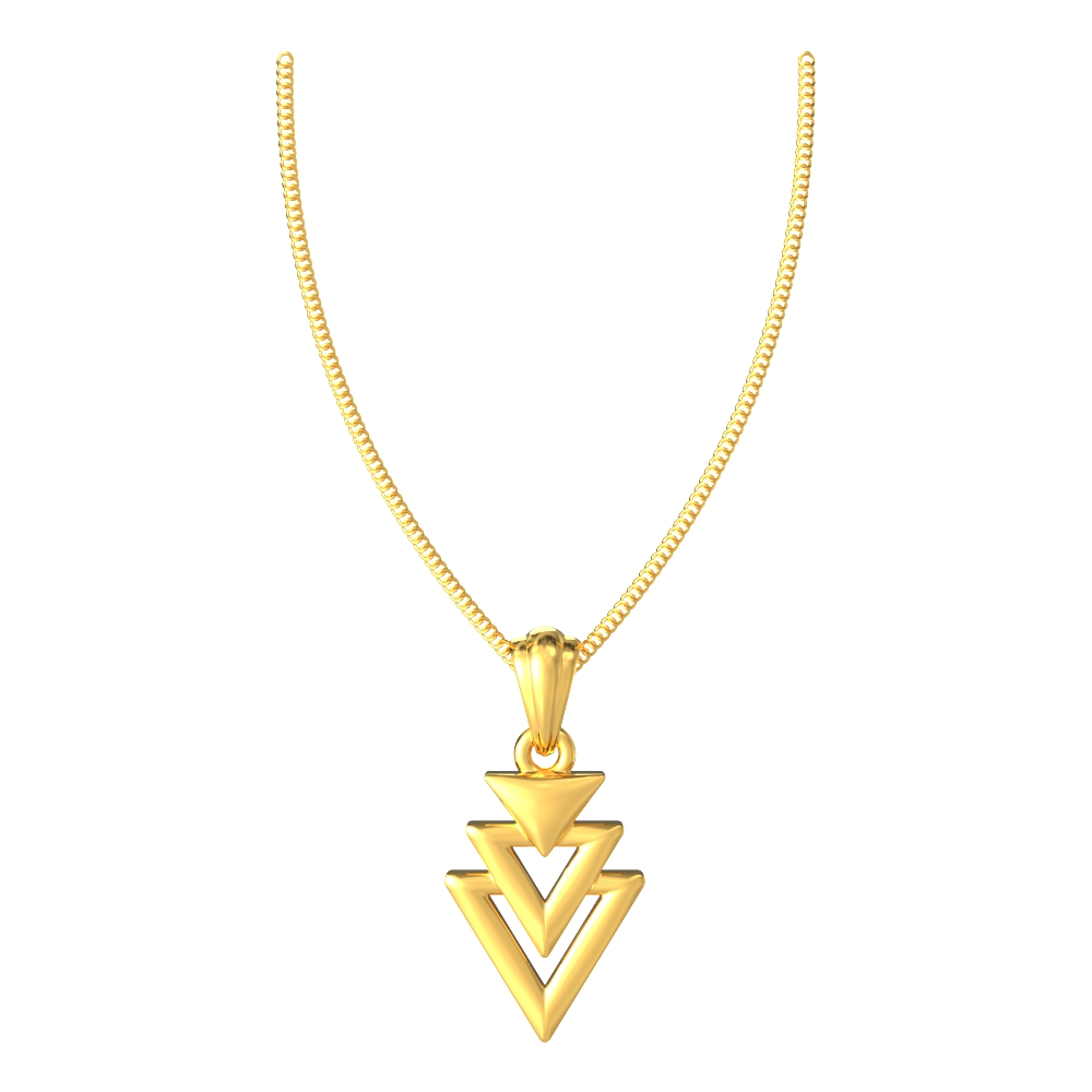 Stacked-Triangle-Gold-Pendant