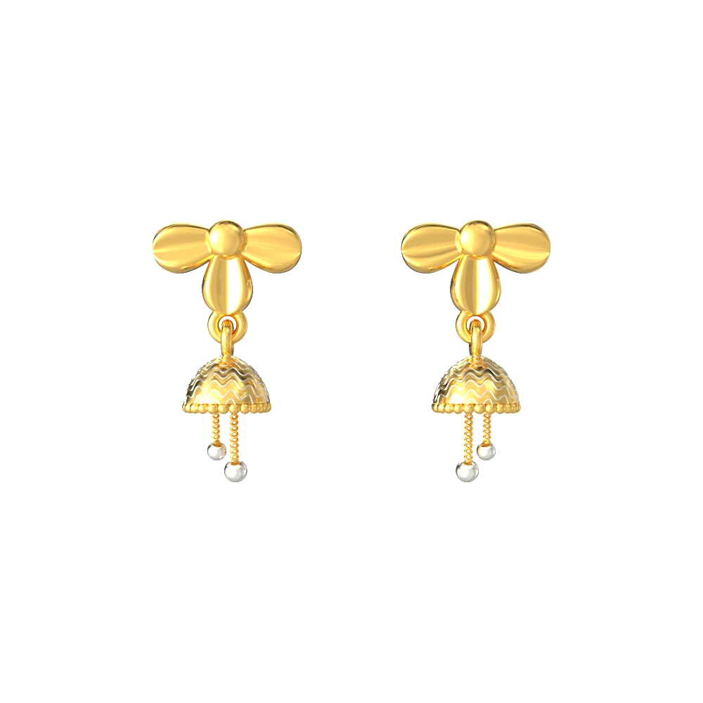 Trending-Floral-Gold-Earrings
