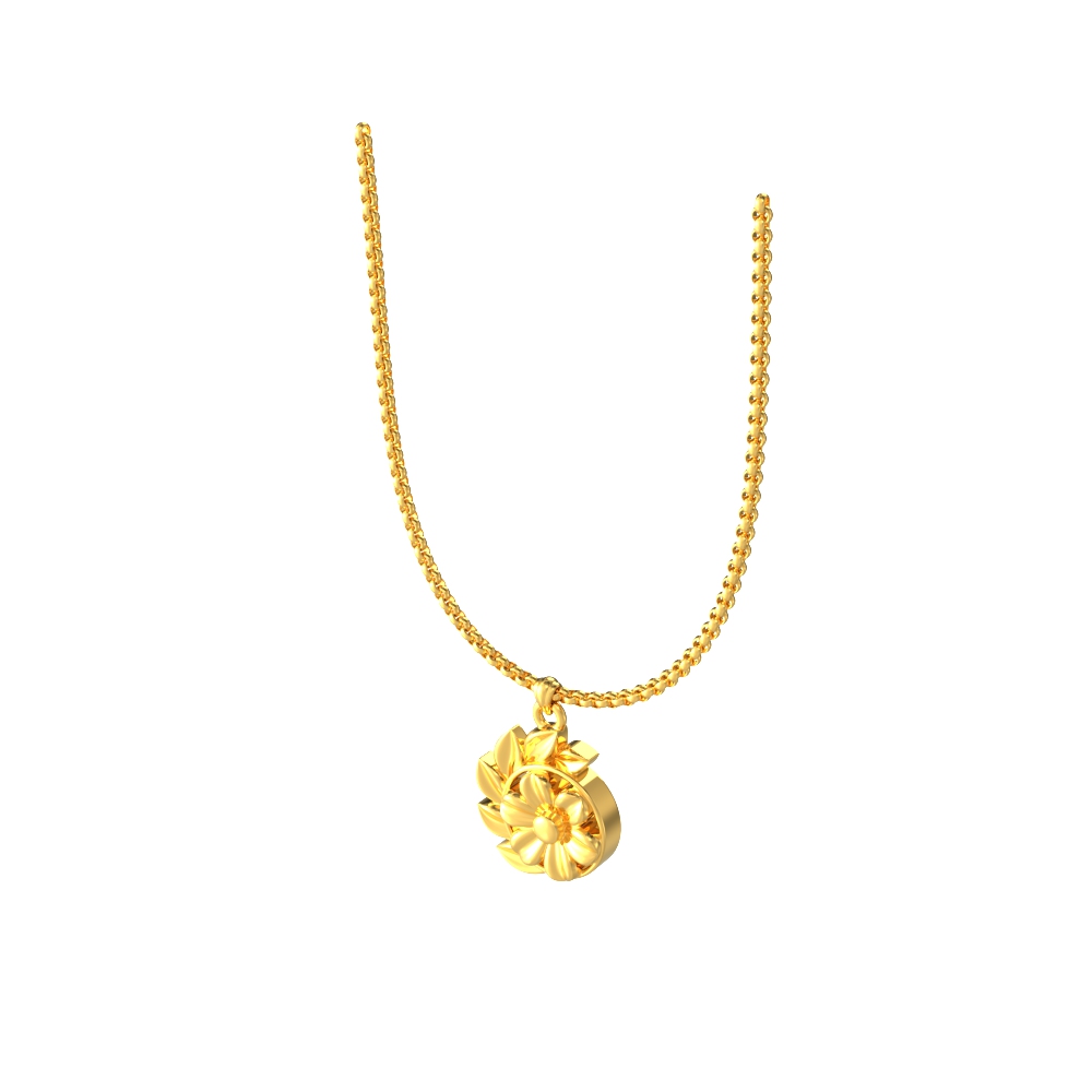 Floral-Gold-Pendant