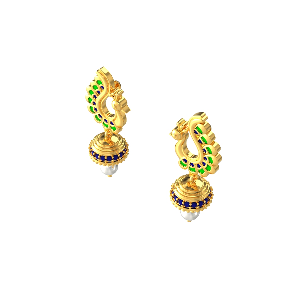 Old-style-Gold-Earring